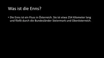 Vorschau - Arbeitsblätter - AB mit Fragen zum Thema "Enns" + Lösungsblatt - Seite 2