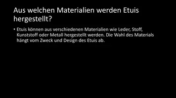 Vorschau - Arbeitsblätter - AB mit Fragen zum Thema "Etui" + Lösungsblatt - Seite 3