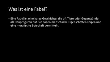 Vorschau - Arbeitsblätter - AB mit Fragen zum Thema "Fabel" + Lösungsblatt + Infografik - Seite 3