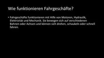 Vorschau - Arbeitsblätter - AB mit Fragen zum Thema "Fahrgeschäft" + Lösungsblatt - Seite 3