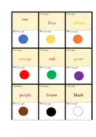 Vorschau - Spiele - I have got... Who has got...? - "Colours and numbers" - Seite 1