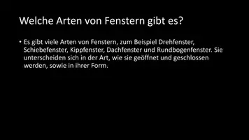 Vorschau - Arbeitsblätter - AB mit Fragen zum Thema "Fenster" + Lösungsblatt - Seite 3