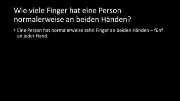 Vorschau - Arbeitsblätter - AB mit Fragen zum Thema "Finger" + Lösungsblatt - Seite 2