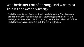 Vorschau - Arbeitsblätter - AB mit Fragen zum Thema "Fortpflanzung, Wachstum und Entwicklung" + Lösungsblatt - Seite 2