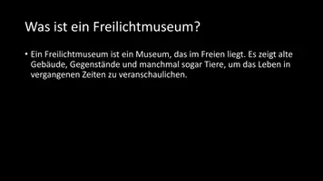 Vorschau - Arbeitsblätter - AB mit Fragen zum Thema "Freilichtmuseum" + Lösungsblatt + Mindmap - Seite 3