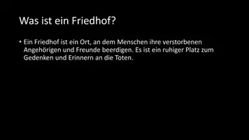 Vorschau - Arbeitsblätter - AB mit Fragen zum Thema "Friedhof" + Lösungsblatt + Infografik - Seite 3