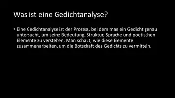 Vorschau - Arbeitsblätter - AB mit Fragen zum Thema "Gedichtanalyse" + Lösungsblatt - Seite 3