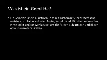 Vorschau - Arbeitsblätter - AB mit Fragen zum Thema "Gemälde" + Lösungsblatt - Seite 2