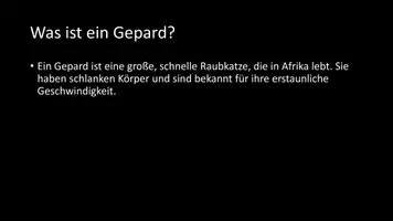 Vorschau - Arbeitsblätter - AB mit Fragen zum Thema "Gepard" + Lösungsblatt + Infografik - Seite 3