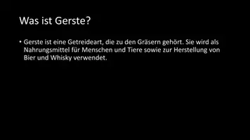 Vorschau - Arbeitsblätter - AB mit Fragen zum Thema "Gerste" + Lösungsblatt - Seite 2