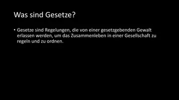 Vorschau - Arbeitsblätter - AB mit Fragen zum Thema "Gesetze" + Lösungsblatt + Infografik - Seite 3