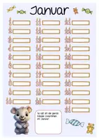 Vorschau - Poster - Wombatklasse Geburtstagskalender Klassentier Wombat - Seite 2