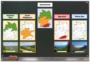 Vorschau - Fördermaterial/Inklusion - Deutschlands Großlandschaften Tafelmaterial - Seite 1