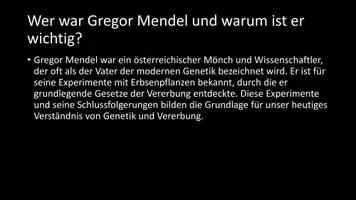 Vorschau - Arbeitsblätter - AB mit Fragen zum Thema "Gregor Mendel" + Lösungsblatt + Infografik - Seite 3