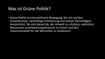 Vorschau - Arbeitsblätter - AB mit Fragen zum Thema "Grüne Politik" + Lösungsblatt - Seite 2