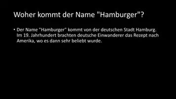 Vorschau - Arbeitsblätter - AB mit Fragen zum Thema "Hamburger" + Lösungsblatt - Seite 3