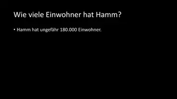 Vorschau - Arbeitsblätter - AB mit Fragen zum Thema "Hamm" + Lösungsblatt - Seite 3