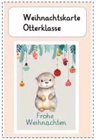 Vorschau - Poster - Weihnachtskarte Otterklasse - Deckblatt