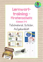 Vorschau - Arbeitsblätter - Kleines Materialpaket - Lernworttraining 1-4 - Deckblatt