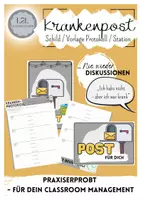 Vorschau - Arbeitsblätter - Krankenpost - Protokoll - Schilder - Deckblatt