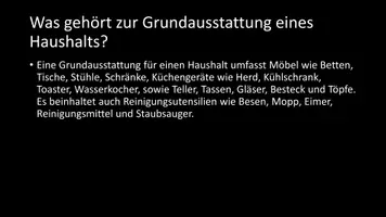 Vorschau - Arbeitsblätter - AB mit Fragen zum Thema "Haushalt" + Lösungsblatt + Infografik - Seite 3