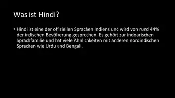 Vorschau - Arbeitsblätter - AB mit Fragen zum Thema "Hindi" + Lösungsblatt - Seite 2