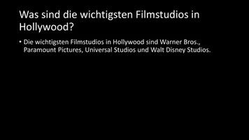 Vorschau - Arbeitsblätter - AB mit Fragen zum Thema "Hollywood" + Lösungsblatt - Seite 3