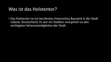 Vorschau - Arbeitsblätter - AB mit Fragen zum Thema "Holstentor" + Lösungsblatt - Seite 2