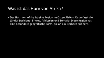 Vorschau - Arbeitsblätter - AB mit Fragen zum Thema "Horn von Afrika" + Lösungsblatt - Seite 2