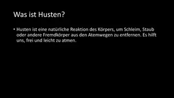Vorschau - Arbeitsblätter - AB mit Fragen zum Thema "Husten" + Lösungsblatt + Infografik - Seite 3