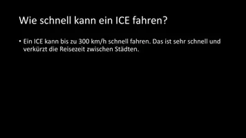 Vorschau - Arbeitsblätter - AB mit Fragen zum Thema "Der ICE-Zug" + Lösungsblatt - Seite 3