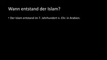 Vorschau - Arbeitsblätter - AB mit Fragen zum Thema "Islam" + Lösungsblatt + Infografik - Seite 3