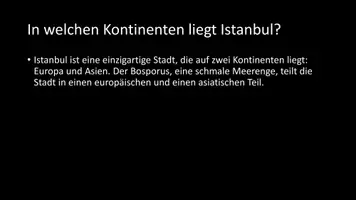Vorschau - Arbeitsblätter - AB mit Fragen zum Thema "Istanbul" + Lösungsblatt - Seite 3
