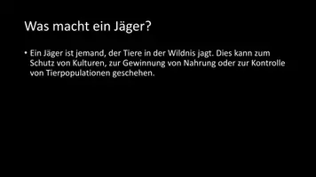 Vorschau - Arbeitsblätter - AB mit Fragen zum Thema "Jäger" + Lösungsblatt - Seite 2