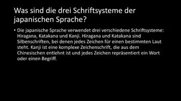 Vorschau - Arbeitsblätter - AB mit Fragen zum Thema "Japanische Sprache" + Lösungsblatt + Infografik - Seite 3