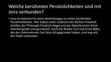 Vorschau - Arbeitsblätter - AB mit Fragen zum Thema "Jena" + Lösungsblatt - Seite 3