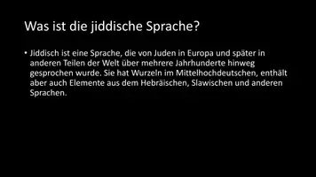Vorschau - Arbeitsblätter - AB mit Fragen zum Thema "Jiddische Sprache" + Lösungsblatt - Seite 2