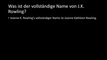 Vorschau - Arbeitsblätter - AB mit Fragen zum Thema "Joanne K. Rowling" + Lösungsblatt + Infografik - Seite 3