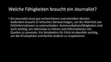 Vorschau - Arbeitsblätter - AB mit Fragen zum Thema "Journalist" + Lösungsblatt - Seite 3