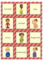 Vista previa - Juegos / Gamificación - Emotions: matching pairs game | Juego de Memory (inglés) - página 1