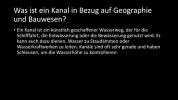 Vorschau - Arbeitsblätter - AB mit Fragen zum Thema "Kanal" + Lösungsblatt - Seite 2