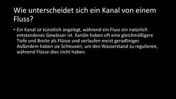 Vorschau - Arbeitsblätter - AB mit Fragen zum Thema "Kanal" + Lösungsblatt - Seite 3