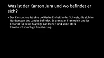 Vorschau - Arbeitsblätter - AB mit Fragen zum Thema "Jura (Kanton)" + Lösungsblatt - Seite 2