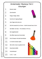 Vorschau - Arbeitsblätter - Boomwhackers : Kinderlieder - Mysterys Teil 2 - Seite 3