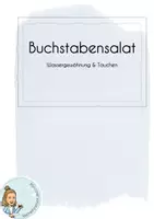 Vorschau - Spiele - Buchstabensalat I Wassergewöhnung I Tauchen - Deckblatt