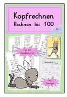 Vorschau - Arbeitsblätter - Kopfrechnen bis 100 : Ameisen - Deckblatt