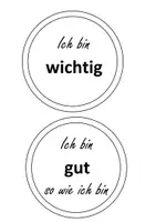 Vorschau - Anderer Materialtyp - Affrimationen für den Spiegel / Klassendekoration - Deckblatt