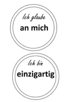 Vorschau - Anderer Materialtyp - Affrimationen für den Spiegel / Klassendekoration - Seite 1