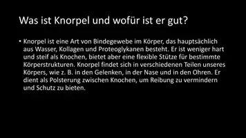 Vorschau - Arbeitsblätter - AB mit Fragen zum Thema "Knorpel" + Lösungsblatt - Seite 2
