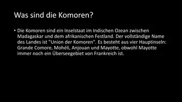 Vorschau - Arbeitsblätter - AB mit Fragen zum Thema "Komoren" + Lösungsblatt - Seite 2